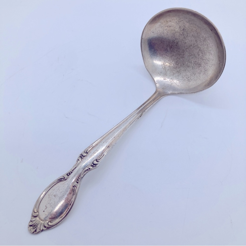 Rogers IS Silver Plate Small Ladle Fair Condition